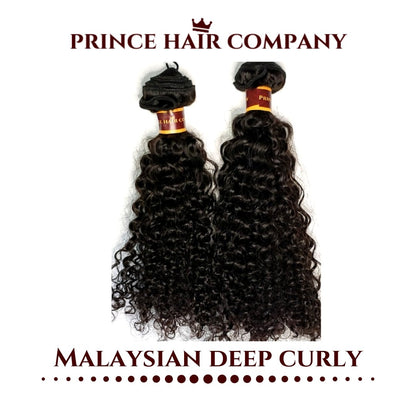 Virgin Brazilian Deep Curly Bundle Deals - PHC