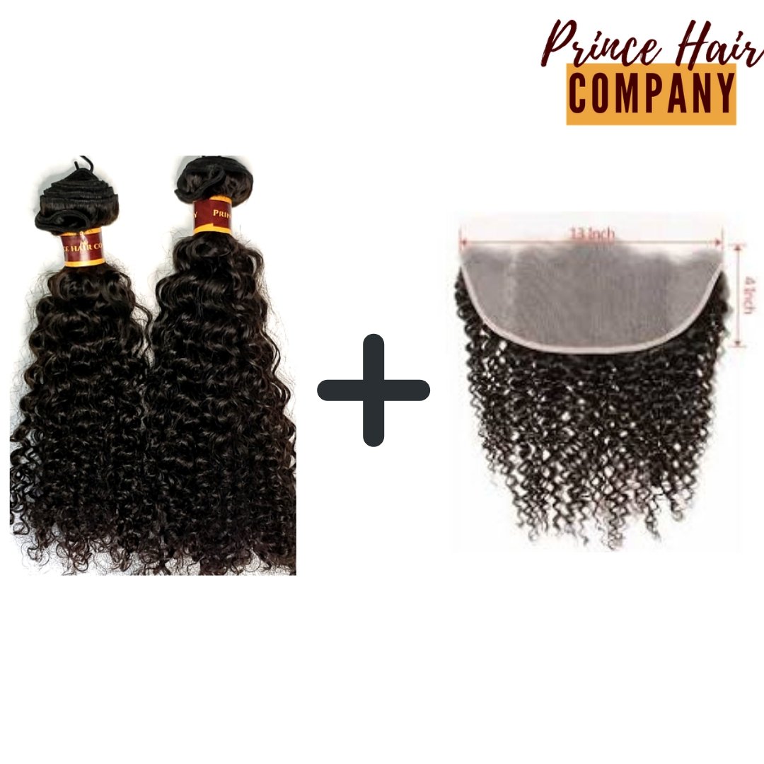 Virgin Brazilian Deep Curly Bundle Deals - PHC