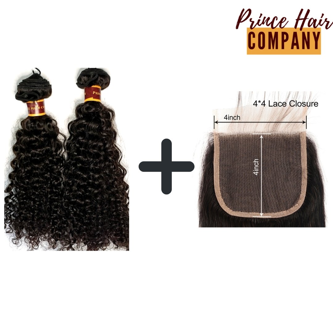 Virgin Brazilian Deep Curly Bundle Deals - PHC