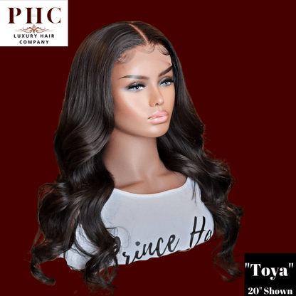 Virgin Brazilian Human Hair 4x4 HD Glueless Body Wave Closure Wig - PHC