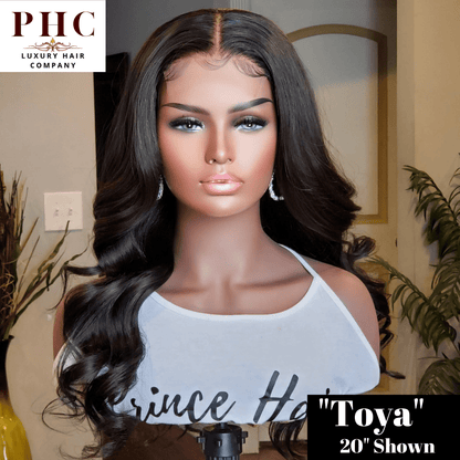 Virgin Brazilian Human Hair 4x4 HD Glueless Body Wave Closure Wig - PHC