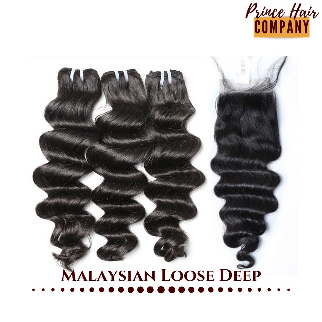Virgin Brazilian Loose Deep Human Hair Bundle Deals - PHC