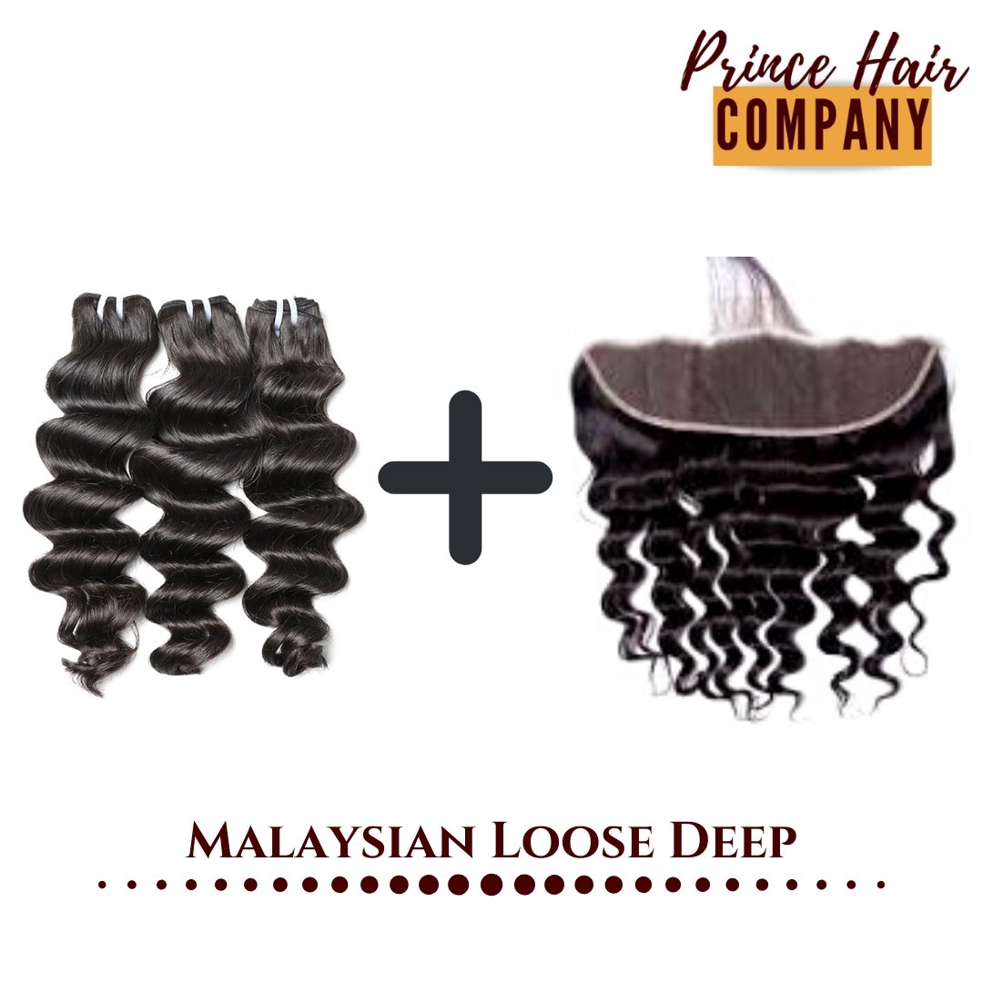 Virgin Brazilian Loose Deep Human Hair Bundle Deals - PHC