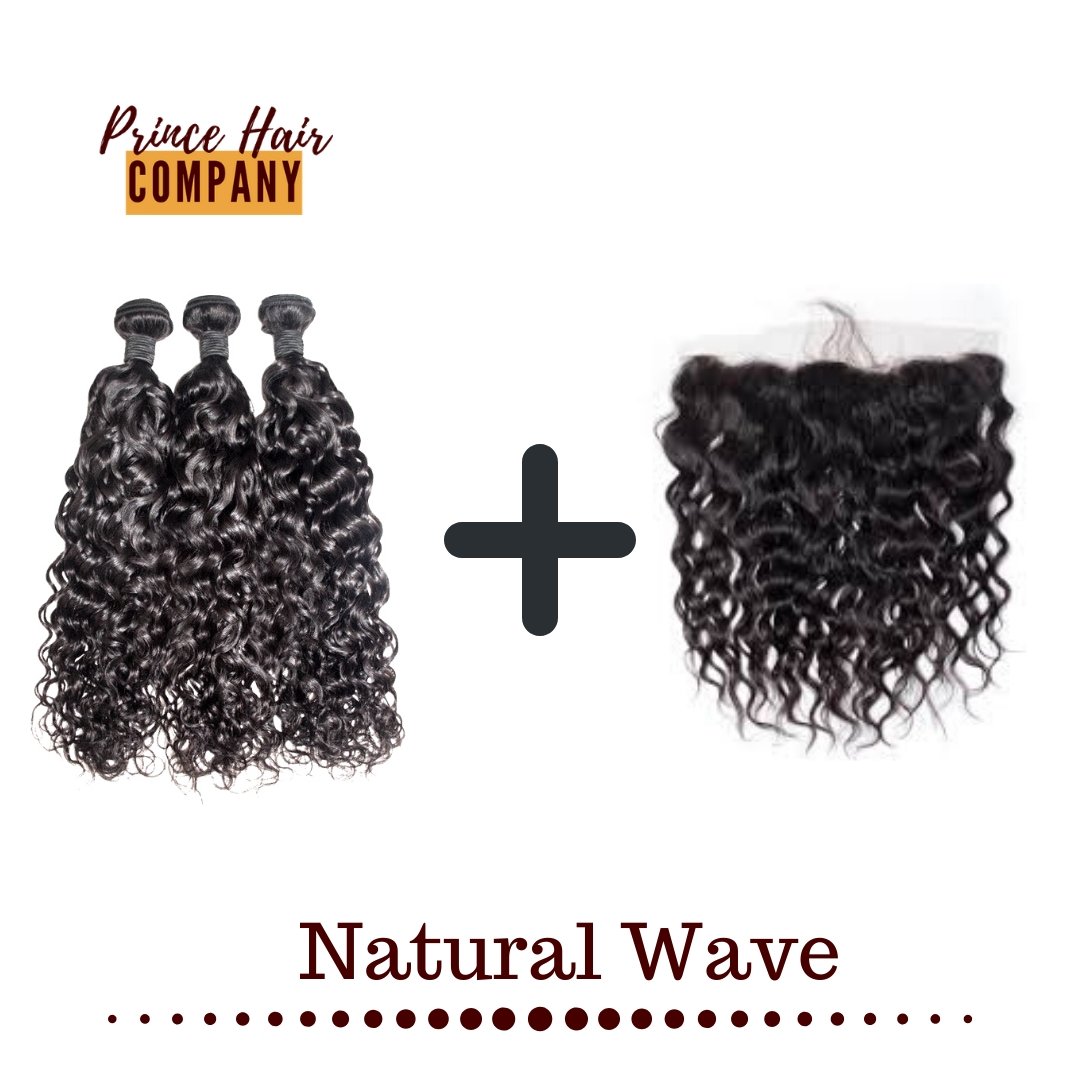 Virgin Brazilian Natural Wavy Human Hair Bundle Deals - PHC